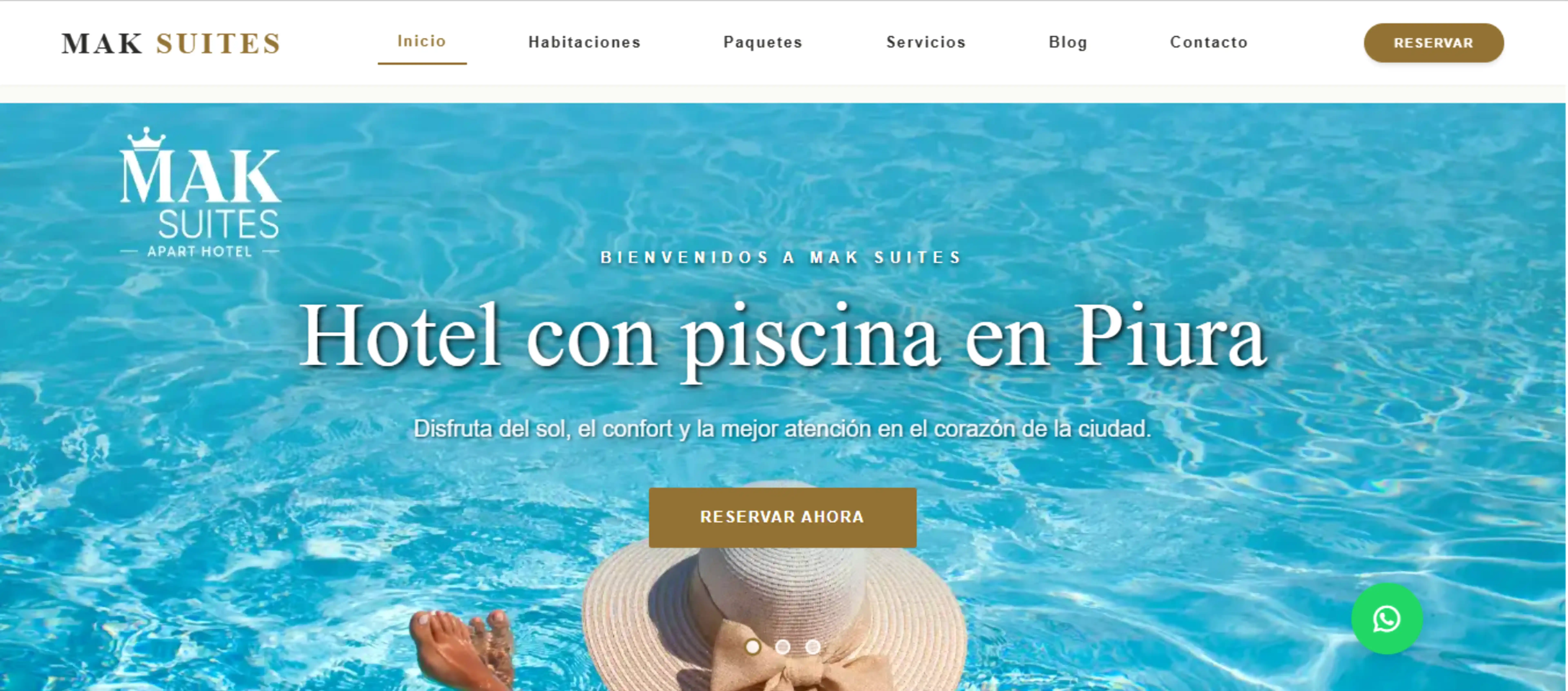 Landing Page Mak Suites